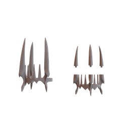 Sauron Crown Rings of Power 3d model