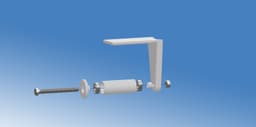 Filament Spool Holder-With Bearings 3d model