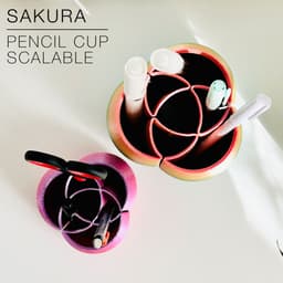 SAKURA | Scalable Pencil Holder 3d model