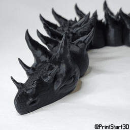 SpikeySnake - PrintStart3D.stl 3d model