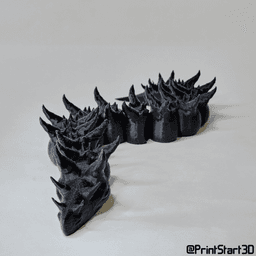 SpikeySnake - PrintStart3D.stl 3d model