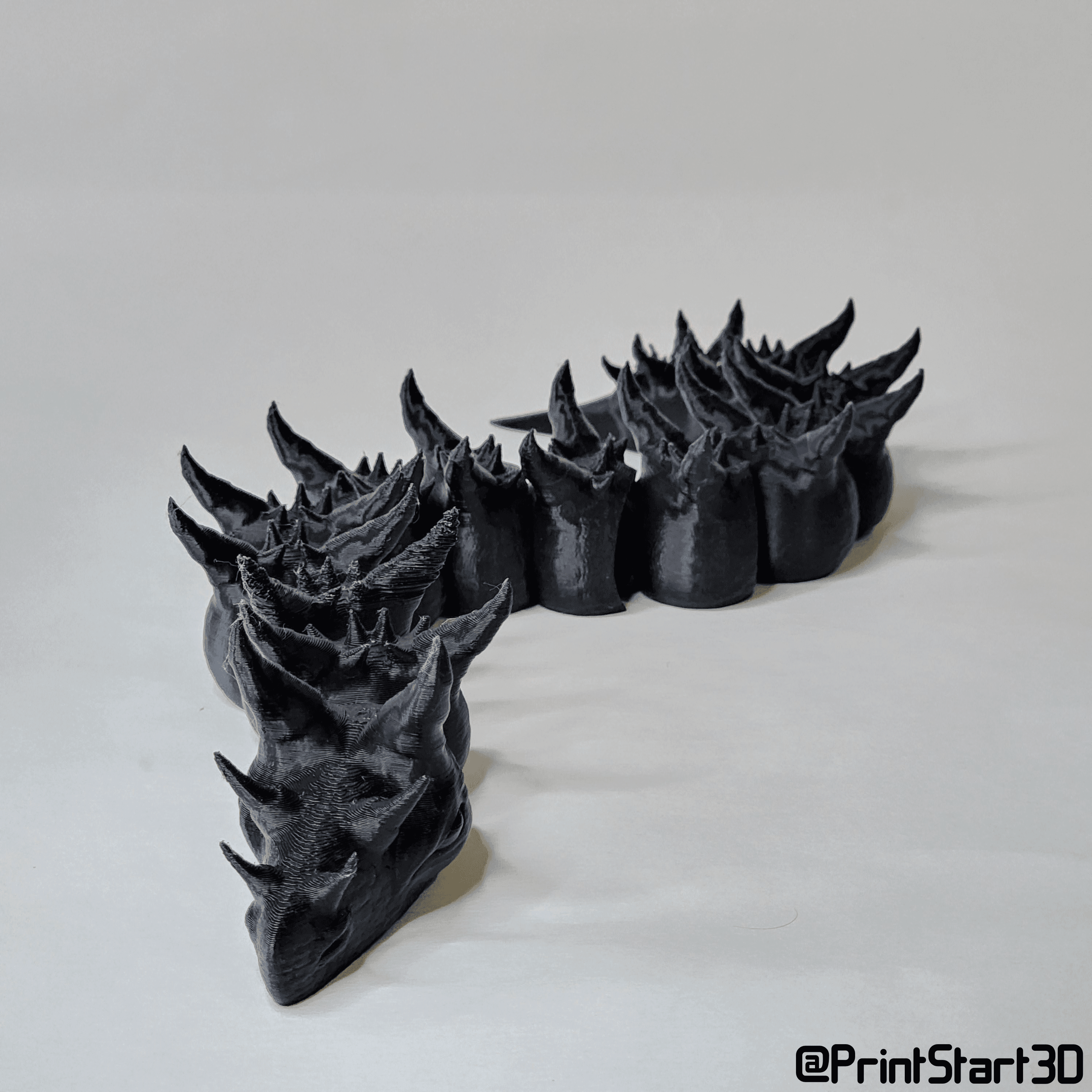 SpikeySnake - PrintStart3D.stl 3d model