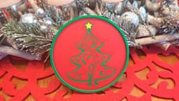Christmas Coaster - Tree 3 3d model