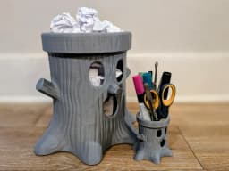 Whispy Woods - Multipurpose Bin 3d model