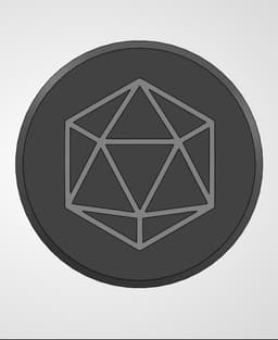 D20 Dice Container And Tray Threaded 3d model