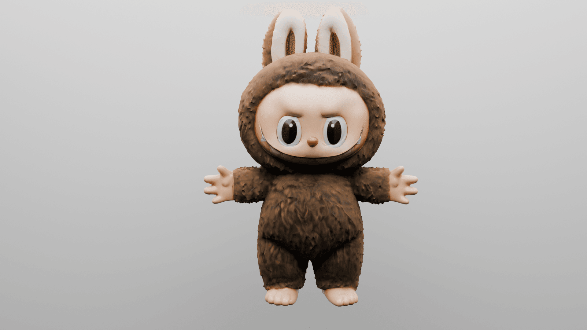 Fluffy Forest Friend 3D print model 3d model