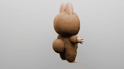 Fluffy Forest Friend 3D print model 3d model