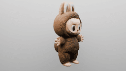 Fluffy Forest Friend 3D print model 3d model