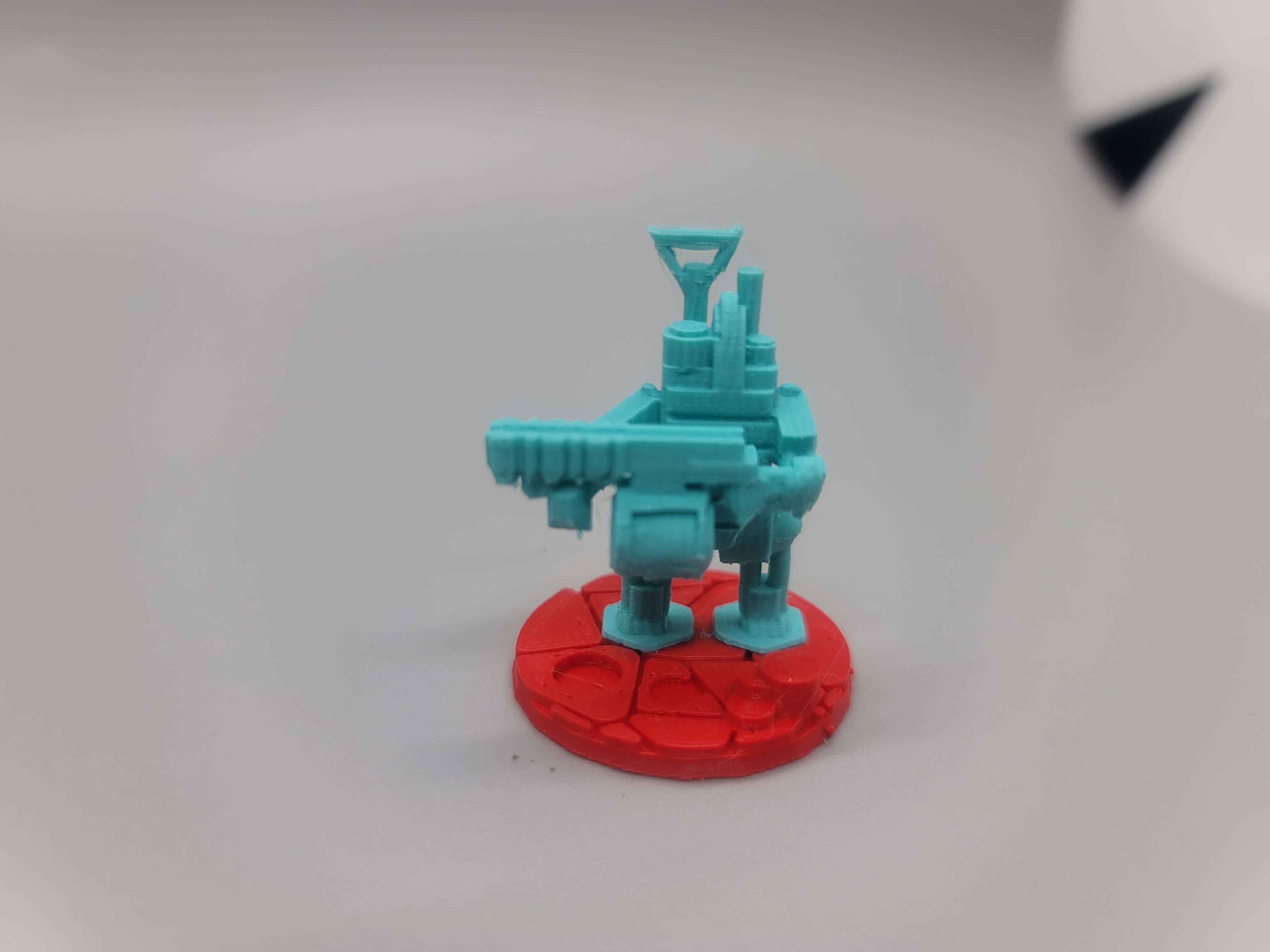 FHW: Worker Bots Artillery Sergeant with Riveter rifle 3d model