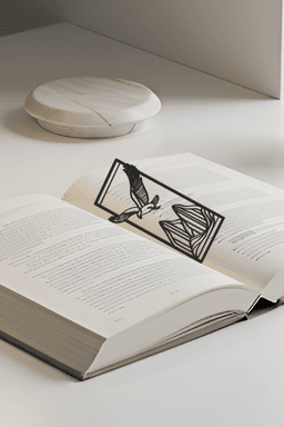 Eagle Bookmark, Gift Idea 3d model