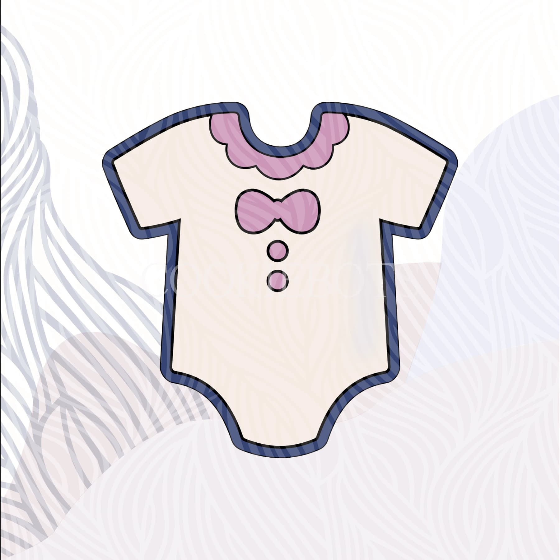 Mono de bebe / Baby onesie STL 3d model