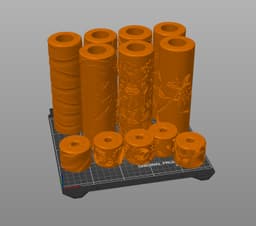 Beach Texture Rollers 3d model