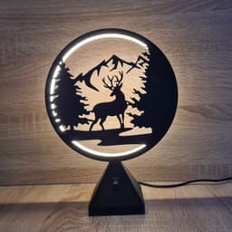 LED Ring Lamp 3d model