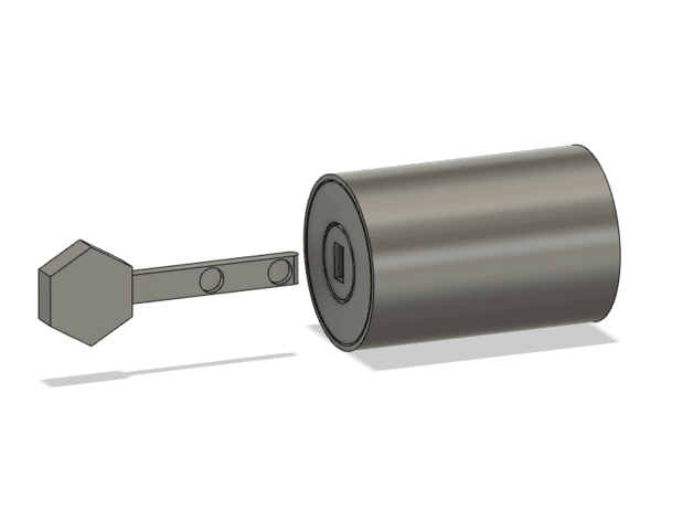Dimple Lock 3d model