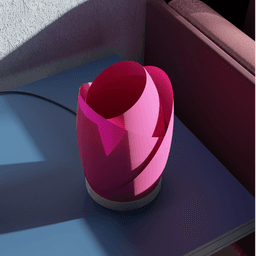 Multicolor Table Lamp 3d model