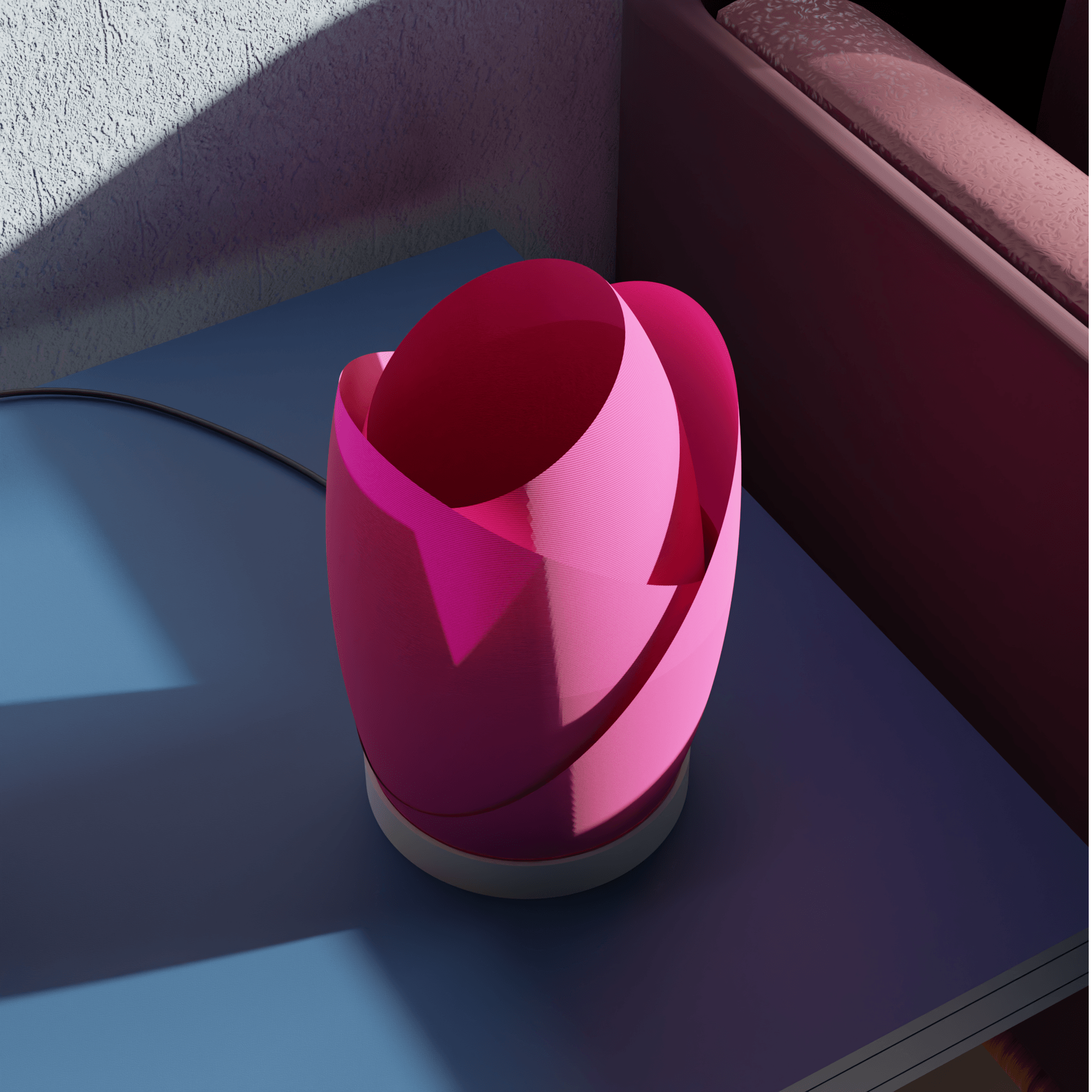 Multicolor Table Lamp 3d model