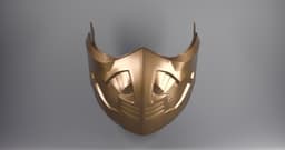 Mortal Kombat - Scorpion Mask Cosplay 3d model