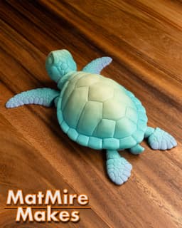 Sea Turtle - Articulated Figure 3d model