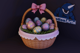 CESTA DE OVOS DE PASCOA.stl 3d model