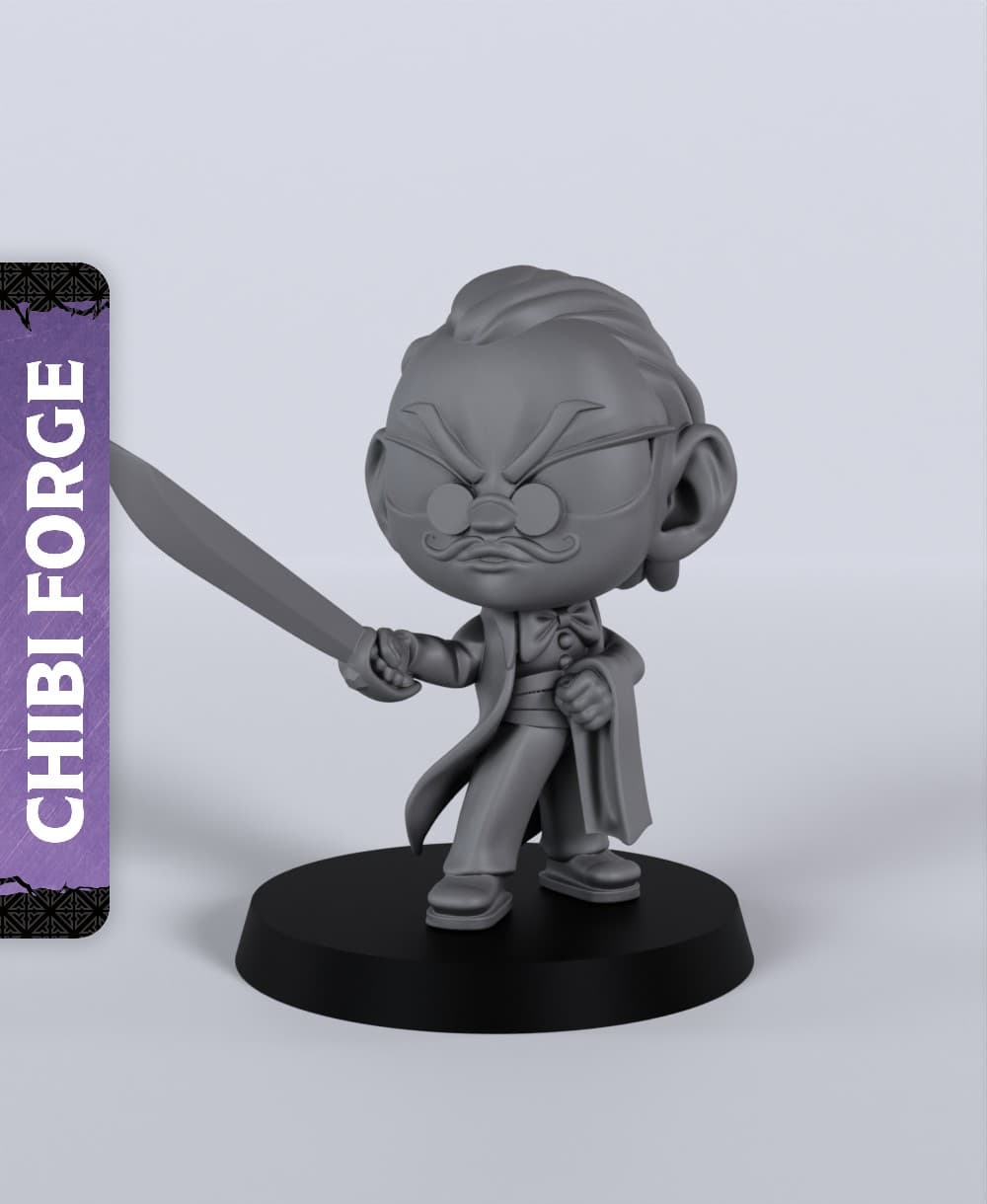 Ruby Valet Spear - With Free Dragon - 5e DnD Inspired for RPG and Wargamers 3d model