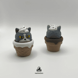 Ice Cream Buddies Clickers 3d model
