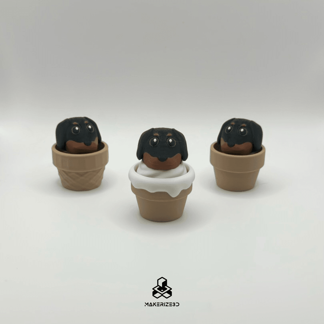 Ice Cream Buddies Clickers 3d model