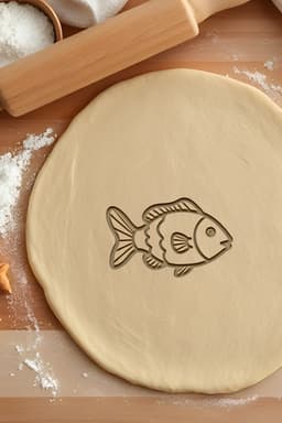 Fish Cookie Cutter, Biscuit Cutter 3d model