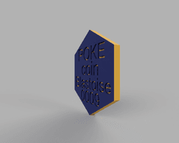 Blastoise Pokemon PokeCoin STL 3d model