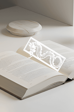 Dragon Bookmark, Gift Idea 3d model