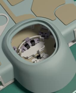 1/670 Voyager Bridge/Ready/Conference Room Interior/Exterior 3d model