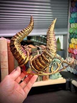 Horned tiara 3d model