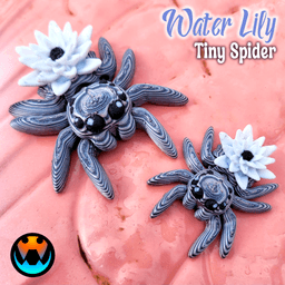 Tiny Water Lily Spider 3d model