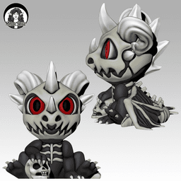 Skelly Dragon Hatchling 3d model
