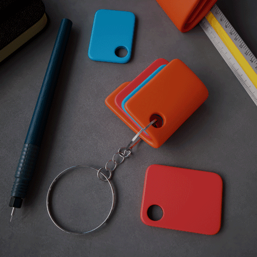 Folder Keychain | Computer Folder Keychain 3d model