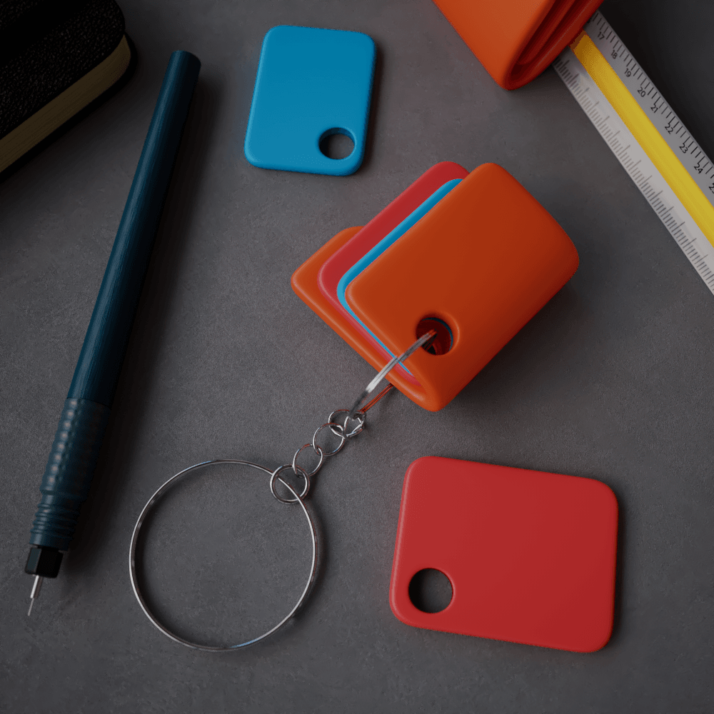 Folder Keychain | Computer Folder Keychain 3d model