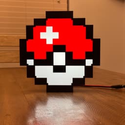 8 Bit Poke Light Box 3d model