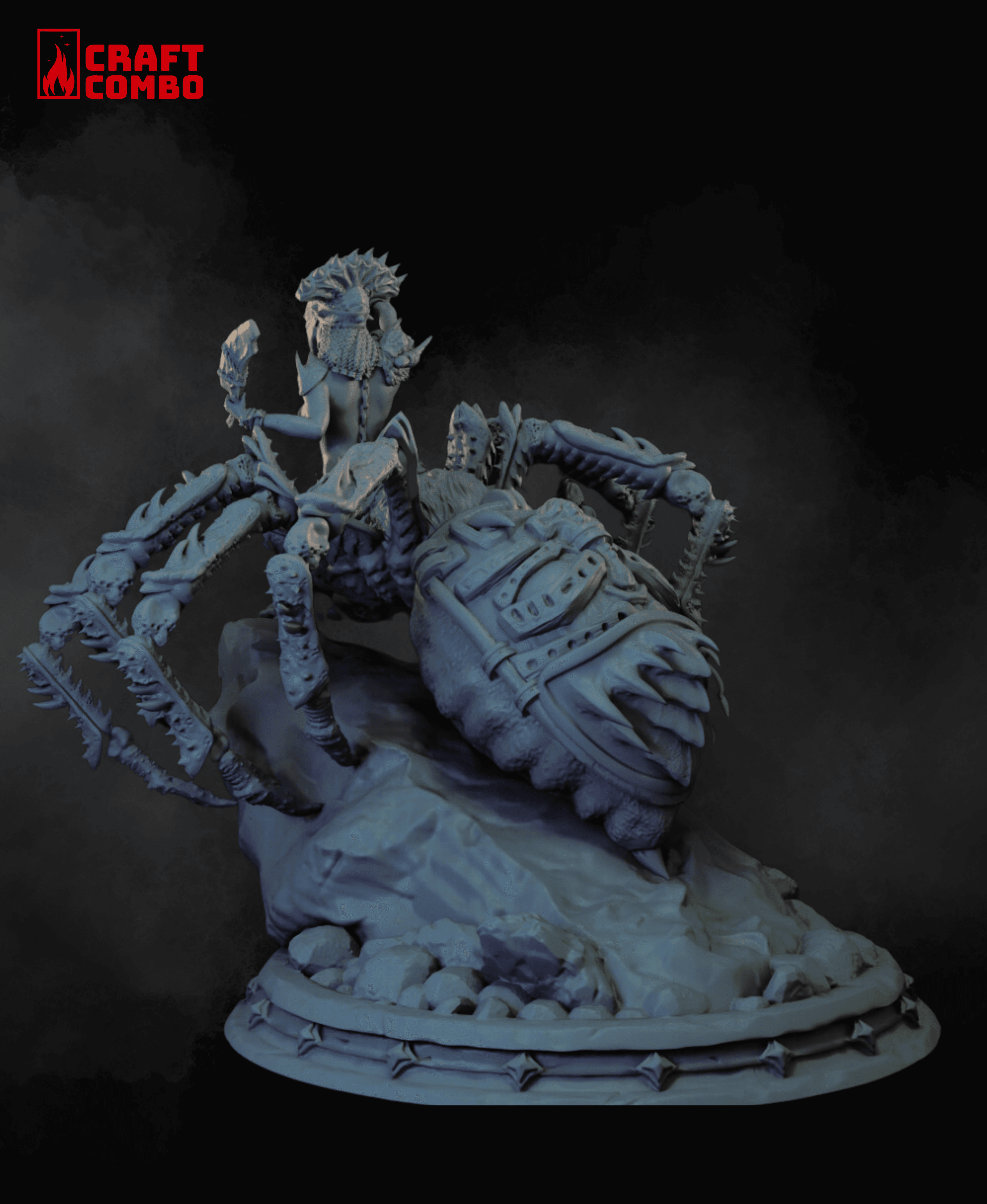Drider - D&D Mini 3d model