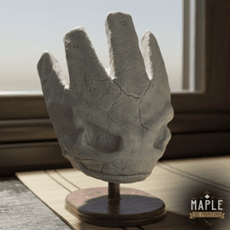 Hitmonchan Skull - Solid & Hollow 3d model