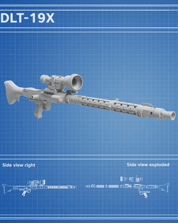 DLT-19X Blaster - Star Wars 3d model