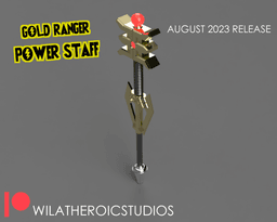 Gold Ranger Power Staff 3d model