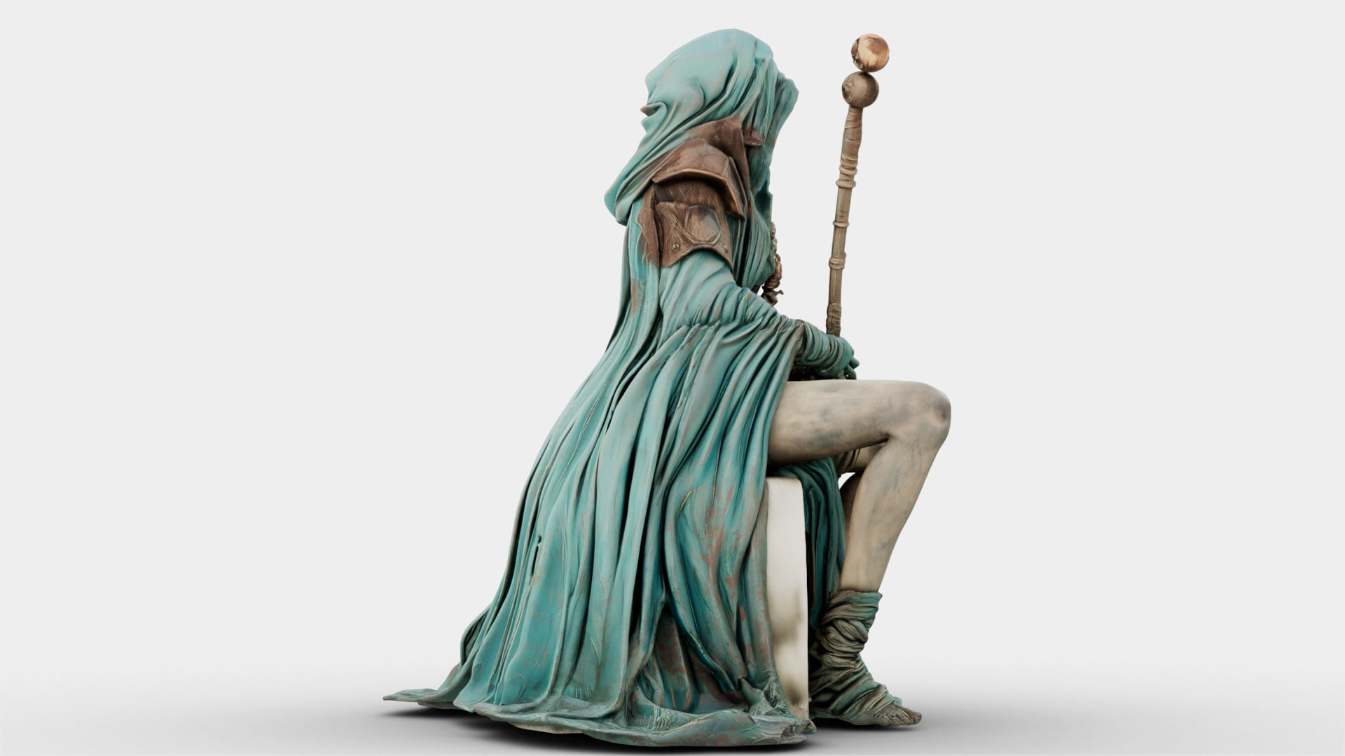 Dustbound Seer Sculpture 3d model