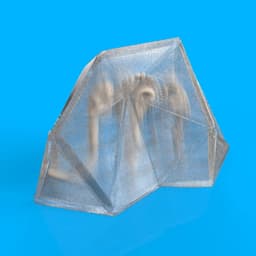 Mammoth Fossil w/ Dissolving Iceberg // VR Sculpt 3d model
