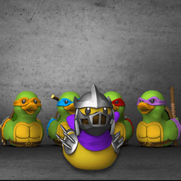 Shredder -TMNT Rubber Duckie 3d model