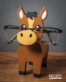 HORSE GLASSES HOLDER 3d model