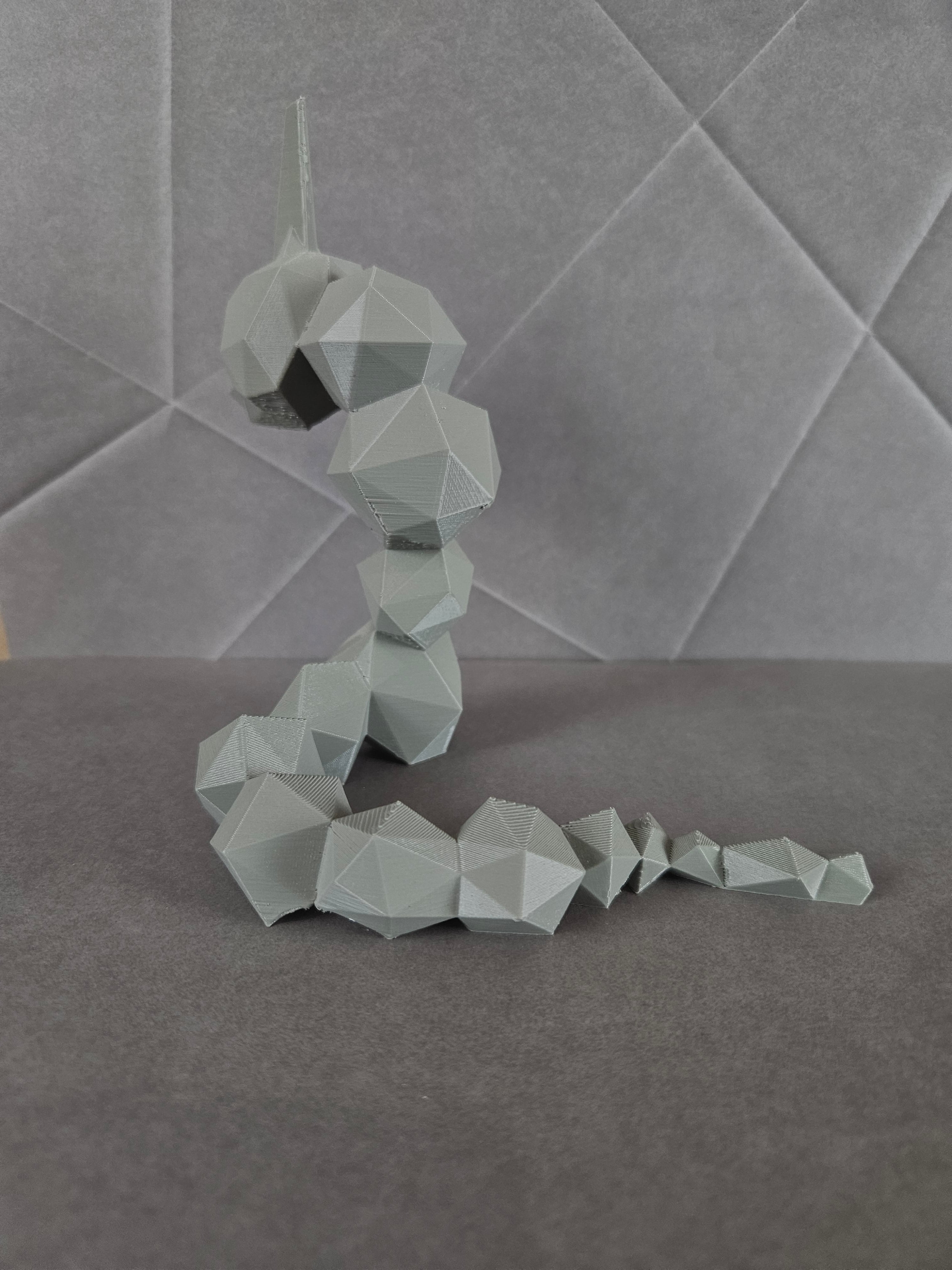 Onix Low Poly Pokemon 3d model
