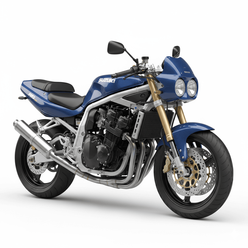 Suzuki RG500 Gamma Racing Motorcycle 3d model