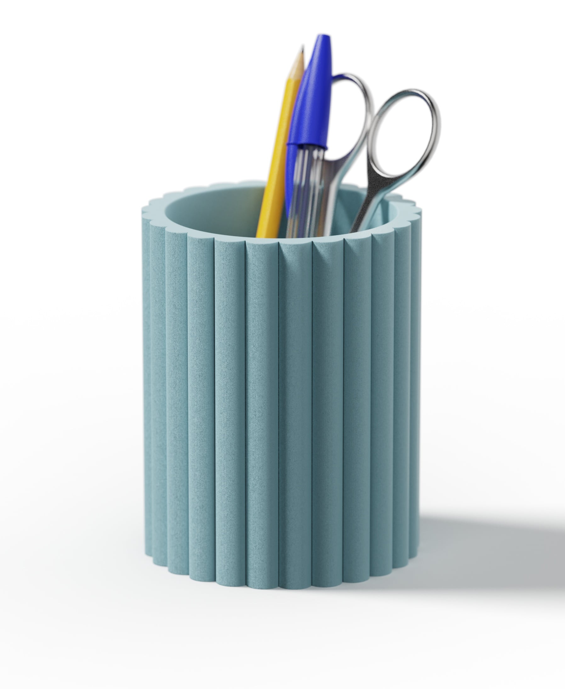 Pen holder - PETAL Collection - Desk Organizer Set 3d model