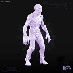 Zombie - Dungeons and Dragons 3D Model 3d model