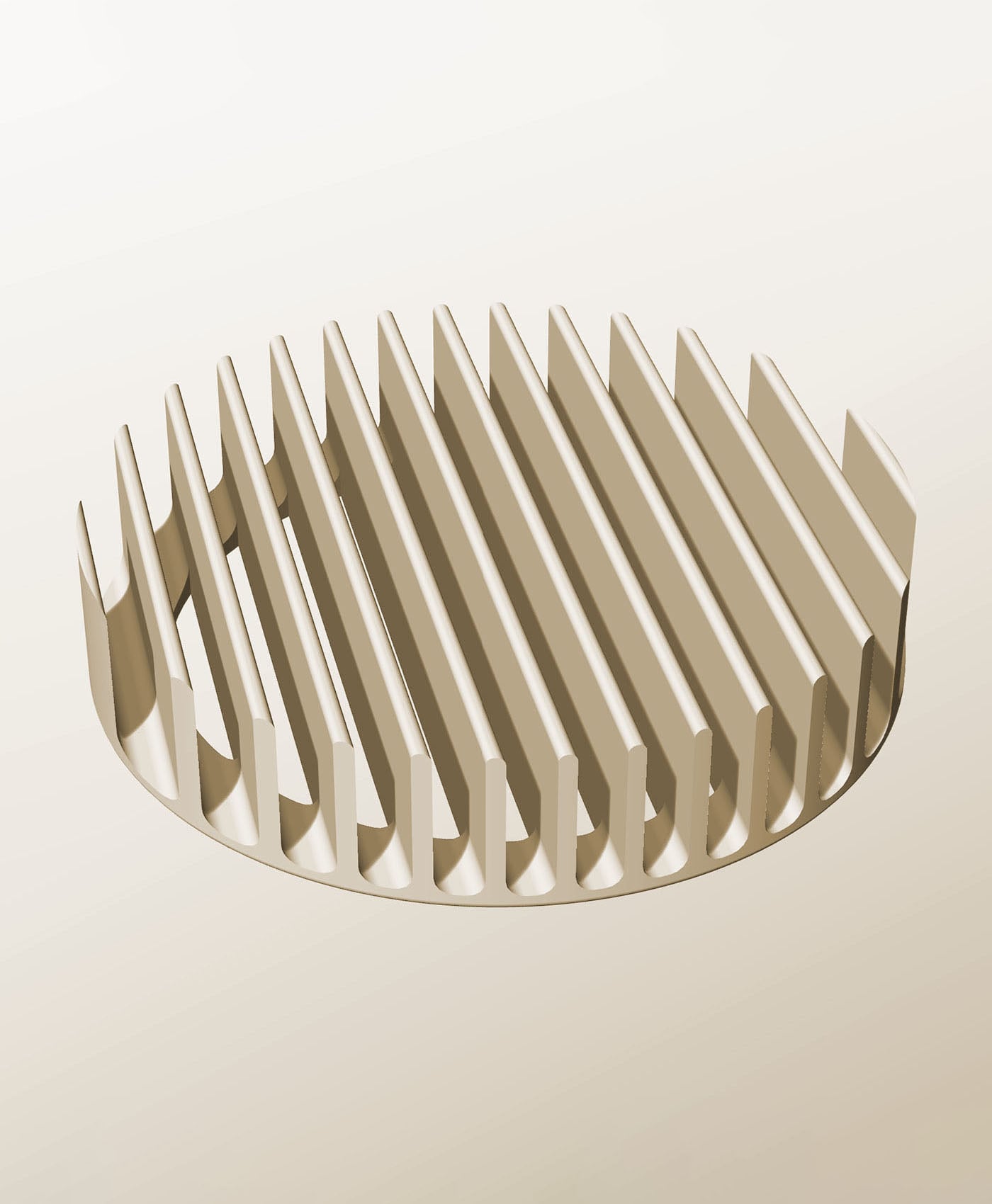ARR96-20 Slotted Rack With Louvers - Slotted Dry Rack 3d model
