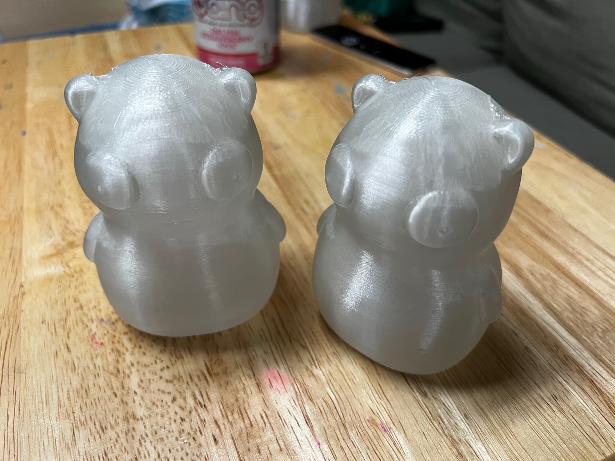 Glow in the dark TPU. They're squishy! They're Glowy!